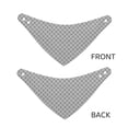 thumbnail image 3 of Naloa Gray Plaid Dog Bandana Large and Small-Dog Scarf Bib Handkerchief Accessories for Dogs and Cats(S-L)-Large, 3 of 5