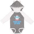 thumbnail image 3 of Inktastic 1st Birthday Boy Rocket Ship Boys Long Sleeve Baby Bodysuit, 3 of 5