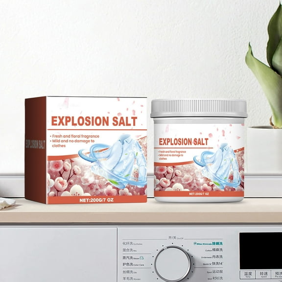 FHBVT Active Oxygen Laundry Salts 200g - Stain Remover for All Fabrics, Odor and Stain Removal, Deep Fiber Cleaning with Non-irritating Safe Ingredients for All Clothing Types, Clothes Restorer