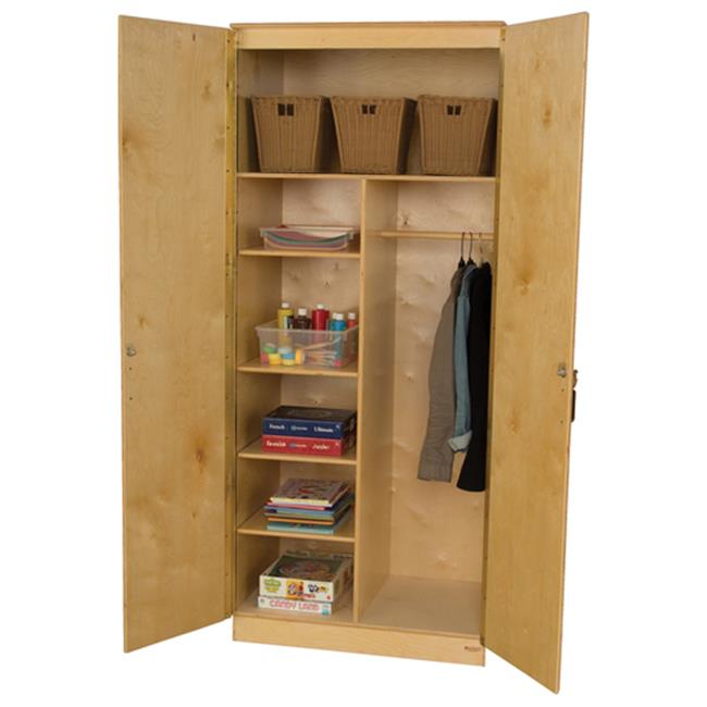 WD Three Adjustable Shelf Wardrobe Unit