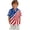 Red/White/Blue, variant on Ruyang Boys Hawaiian 4th of July Tees American Flag Star Stripe Print Short Sleeve Summer Independence Day Beach Vacation T Shirts