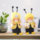 thumbnail image 5 of Pareja Elfo Forma Muñeca Enana Muñeca Ornamento Para La Decoración De Vacaciones En El Hogar 2021 Abeja seitruly HA040807-02, 5 of 6