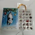 thumbnail image 4 of 2025 Possum Advent Calendars Blind Box,2D Plane Box 24 Double-sided Printing Pendant Countdown Calendar 24-day Christmas Advent Calendar Acrylic Plane Pendant Blindbox, 4 of 7