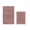 thumbnail image 2 of Better Trends Premium 2 Piece Bathroom Rug Set 100% Cotton, Extra Soft Tufted Bath Mat, Water Absorbent & Reversible Mat, Pink Lux Collection, 2 of 2