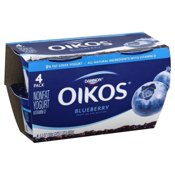 Dannon Oikos Blueberry Greek Yogurt Nutrition Facts Blog Dandk