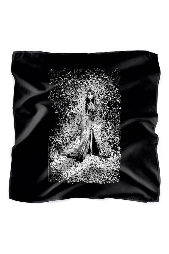 Corpse Bride Bird Dissolve Bandana (21 in x 21 in)