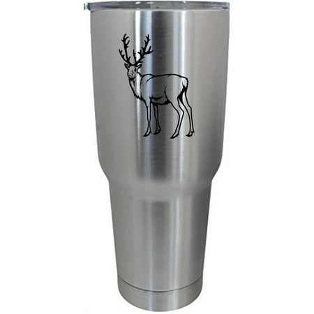 

Reindeer Body Zoo Animal Themed Etched 30oz Stainless Steel Tumbler