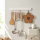 thumbnail image 5 of Soporte para ganchos de pared sin taladro 6 ganchos Organizador adhesivo para llaves Toallas Entrada de baño de cocina, 5 of 9