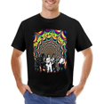 thumbnail image 7 of Blue Oyster Rock Mens Short Sleeve Crewneck T-Shirt 80s 90s Graphic Tees Shirts Top, 7 of 7