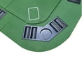 thumbnail image 6 of INO Design Foldable Poker Table Top Mat Green Felt Tabletop 3in1 for Poker Blackjack Craps, 6 of 13