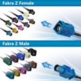 thumbnail image 4 of Fra Z macho a hembra 10 pi 3 m cable de extensión de antena de coche para vehículo téreo Android unidad priipal navegación GPS Sirius XM radio satélite AM FM Radio 4G LTE telemática, 4 of 5