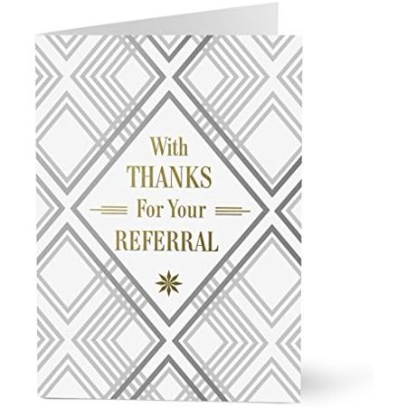 Hallmark Business (25 Pack) Thank You Card (Thanks for Referral)- Thank You For Your Referral Card