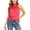 #0409-Red, variant on Tank Tops for Women Halter Neck Sleeveless Gathered Bust Plain Sleeveless Tops for Women Relaxed Fit Inner Layering Breathable Camisole Tops for Women