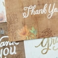 thumbnail image 5 of Hallmark Blank Thank You Notes, Rustic Woodgrain Floral, 40 ct., 5 of 7