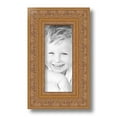 thumbnail image 2 of ArtToFrames 4x9" Wide Gold with Green Tones Picture Frame, Gold Wood Poster Frame, with Regular Glass and 2 (FBPL-5078), 2 of 7