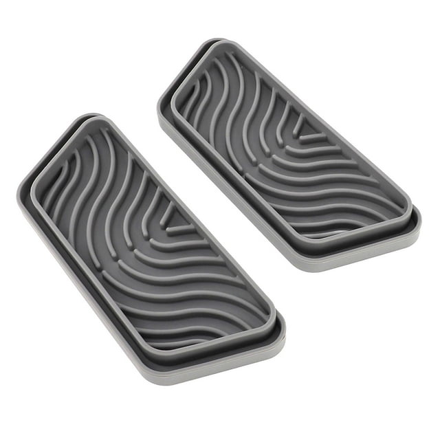 Reusable Refrigerator Drip Catcher Tray , Cuttable Design, Silicone Material, Anti Slip