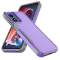 thumbnail image 4 of For Motorola Moto G Play 2024 Case, Sturdy Phone Case for Moto G Play 4G 2024 6.5 inch ,Tekcoo Shockproof Heavy Duty Armor Hard Plastic & Rubber Rugged Bumper 2-in-1 Case Cover -Purple, 4 of 9