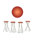 thumbnail image 2 of Best of Times 13169W1303 Desert Bar Stools, Orange - Set of 4, 2 of 3