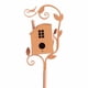 thumbnail image 5 of Refugio artístico para amigos emplumados Decoración abstracta y tradicional para jardín con casitas para pájaros, 5 of 8