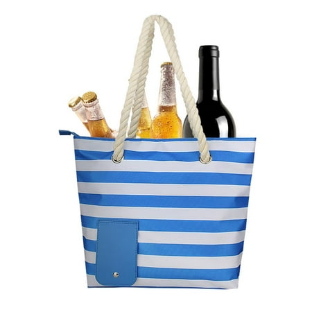 

Fovolat Beach Wine Purse/Tote with Wine Pouch Leakproof & Insulated & Padded Versatile Cooler Bag for Travel Insulated Tote Shoulder Bag for Beach Travel Picnic Camping Gift for Wine Lovers ordinary
