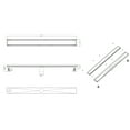 thumbnail image 2 of ALFI brand ABLD32B-BSS 32" Modern Brushed Stainless Steel Linear Shower Drain with Solid Cover, 2 of 7