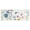 Pioneer Flower Floral-2, variant on Pioneer Flower Floral Print Pattern Kitchen Rug Mat,Kitchen Runner Rugs Non Skid Washable,Decorative Kitchen Floor Mats for Kitchen,Sink,Laundry,17"X47"