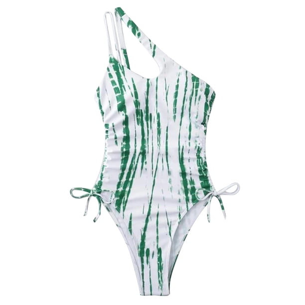 Traje de baño de una pieza cómodo para mujer con estampado teñido anudado y ajustado elástico ahuecado para mujer OAVQHLG3B Store lin121212
