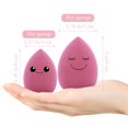 thumbnail image 2 of Juego de 4 esponjas de maquillaje Beauty Blender para uso en seco y húmedo, esponja para mezclar base, crema y polvos, esponjas de maquillaje suaves, juego de huevos de maquillaje, 2 of 4