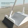 thumbnail image 4 of Noehoiugi 2-In-1 Broom And Dustpan Set With Long Handle Stand For Sweeping Kitchen Bathroom Dorm Efficient Cleaning Combo, 4 of 8