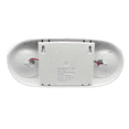 Emergency Exit Lighting Fixture with 2 LED Bug Eye Heads US Standard