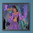 thumbnail image 3 of Pintura de diamante 5D DIY, kit de flor de jazmín con taladro redondo completo, decoración del hogar, 30x30cm, 3 of 9