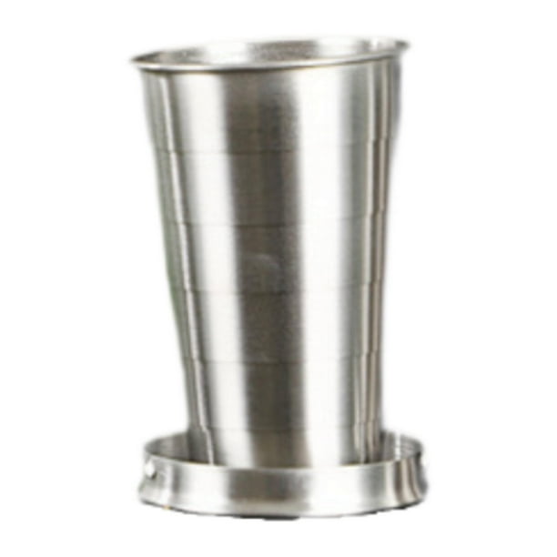 Medidor de taza plegable con llavero, herramienta de barra retráctil y plegable para 75ml