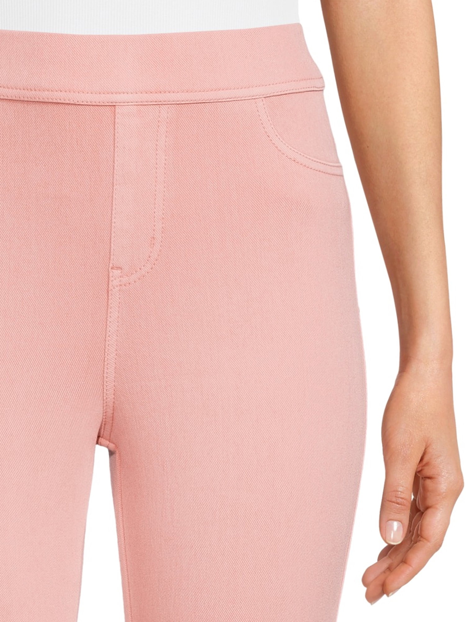 Time and Tru Women's High Rise Pull On Capri Jeggings, 23" Inseam