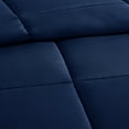 thumbnail image 4 of American Home Collection Comforter Set - Extra Soft Microfiber - 3 Piece Comforter and Pillow Shams Set - Full/Queen, Navy, 4 of 8