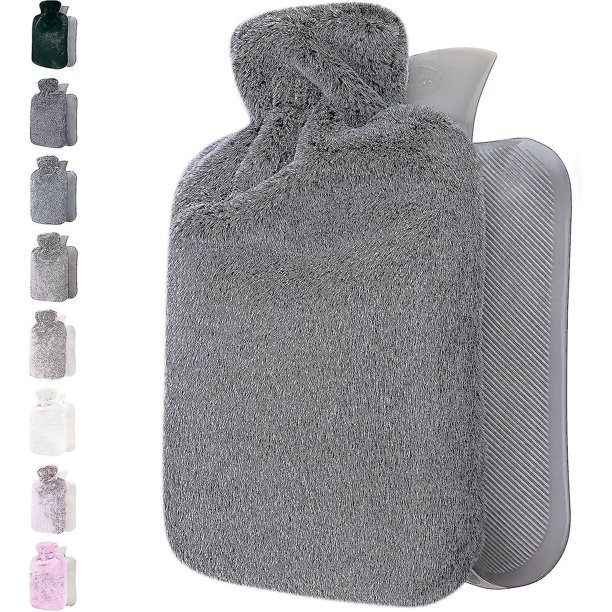 Soft Cover Hot Water Bottle-1.8l Large-the Hot Water Bottle Is Used To Relieve Pain, Neck And Shoulders, Foot Warmers, Menstrual Cramps, Cold And Heat