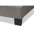 thumbnail image 5 of Baxton Studio Vivienne Modern and Contemporary Light Grey Fabric Upholstered King Size Bed, 5 of 7