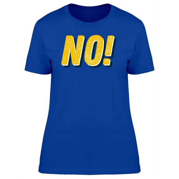 No Cool Yellow Grunge Quote Tee Men's -Image by Shutterstock