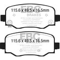 thumbnail image 2 of EBC Brakes Greenstuff 6000 Series Heavy Duty 4x4/SUV/Light Truck Brake Pad Set Fits select: 2017-2022 JEEP COMPASS, 2015-2023 JEEP RENEGADE, 2 of 7