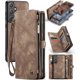 thumbnail image 1 of Funda para Samsung A55, tarjetero a prueba de golpes, magnética, 2 en 1, con cremallera desmontable, funda tipo cartera para Samsung Galaxy A55 5G, de cuero TPU antiarañazos, 1 of 8