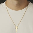 thumbnail image 6 of Jewelry Necklace Mens Jewelry Cross Necklace Necklaces Mens Necklaces Gold/Silver Cross Necklace for Men 2 Pack, 6 of 6