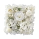 thumbnail image 4 of Panel de pared de flores, decoración de fondo de flores rosas, fondo de arreglo floral, 13,78 pulgadas x 13,78 pulgadas para s al aire libre y vacaciones, 4 of 9