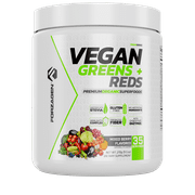 Forzagen Vegan Greens + Reds Superfood - Healthy Food Amazing Grass Natural | Premium Herbal Supplement | 35 Servings Superfood Powder