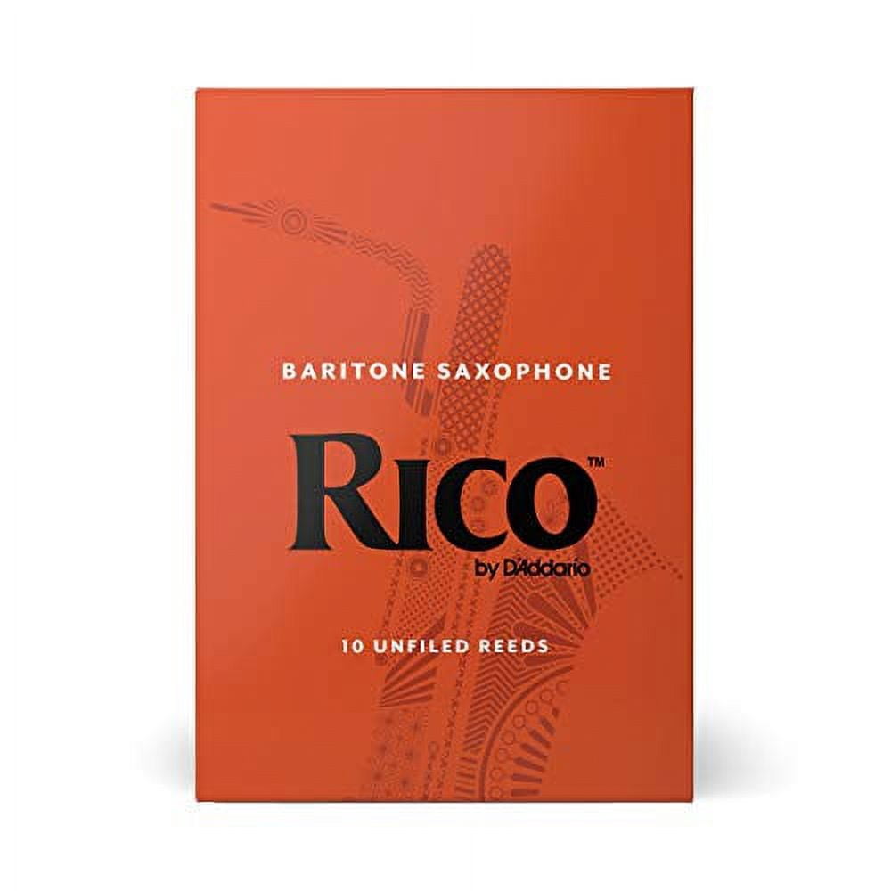 Rico by D'Addario Baritone Sax Reeds, Strength 2.5, 10-pack