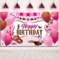 thumbnail image 1 of Decoraciones para fiesta de cumpleaños de vaquera occidental, suministros para fiesta de cumpleaños con tema de vaquera del salvaje oeste, telón de fondo para fiesta de cumpleaños de vaquera, telón de fondo para fotografía de fotomatón de vaquero del salvaje oeste para niña Sincero Electrónica, 1 of 5
