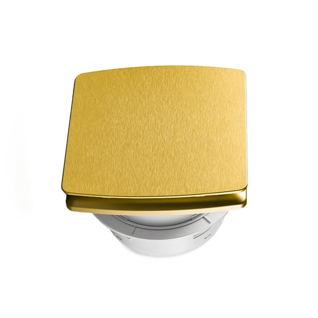 Scienceny Ventilador de escape para baño, ventilador de salida de 4 pulgadas, extractor de ventilación de mejora de plástico reemplazable montado en la Herramientas eléctricas Oro Scienceny TO001498-01B