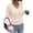 Beige, variant on BTFBM Fall Long Sleeve Sweaters for Women | V Neck,Drop Shoulders,Scallop Edges,Lightweight Knit Sweaters Top,Daily Wear,Holiday,Christmas,Winter Clothing