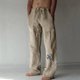 thumbnail image 1 of Pantalones largos de verano para hombre, de algodón y lino, con pierna ancha, estampados, con cordones, para deportes y vacaciones, 1 of 6