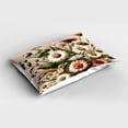 thumbnail image 2 of Ambesonne Floral Eucalyptus Pillow Sham, Blushing Blooms, 36" X 20", Blush Forest Green Pink, 2 of 2