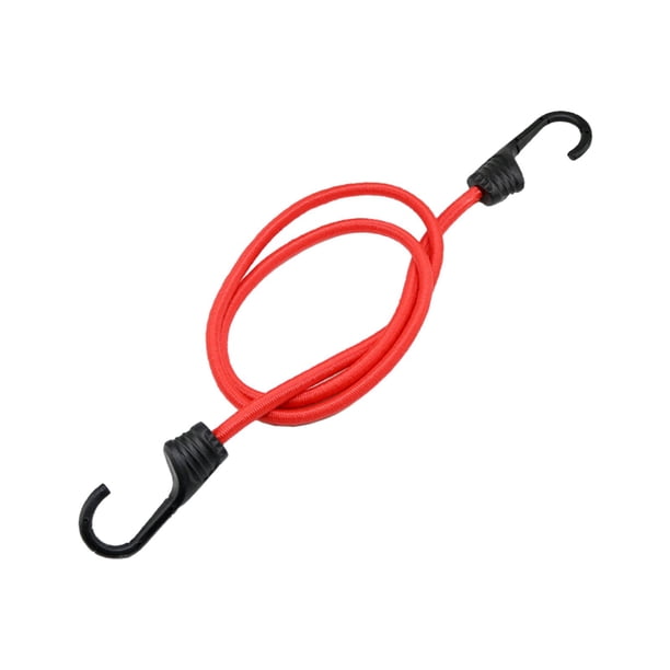 Cuerda elástica para bicicleta, soporte para portaequipajes de bicicleta, accesorios fijos multiusos Rojo 60cm