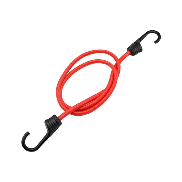 Bungee Cord Elastic Band Strap Multipurpose Motorcycle Rope Bungee Strap Red 60cm